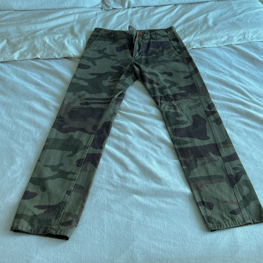 Vintage Docker Army Camouflage Pants